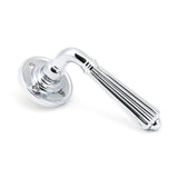 From The Anvil Door Furniture Polished Chrome / Round Rose From The Anvil - Polished Chrome Hinton Lever on Rose Set - Unsprung