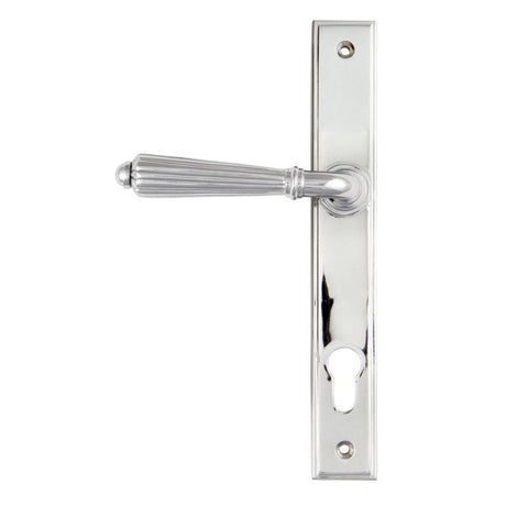 From The Anvil Door Furniture Polished Chrome / Multi Point Lock Set / 92mm c/c From The Anvil - Polished Chrome Hinton Slimline Lever Espag. Lock Set