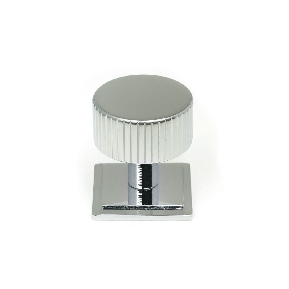 From The Anvil Cabinet Hardware Polished Chrome / Cabinet Knobs / 32mm Dia. From The Anvil - Polished Chrome Judd Cabinet Knob - 32mm (Square)