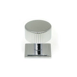 From The Anvil Cabinet Hardware Polished Chrome / Cabinet Knobs / 32mm Dia. From The Anvil - Polished Chrome Judd Cabinet Knob - 32mm (Square)