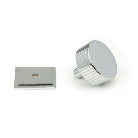 From The Anvil Cabinet Hardware Polished Chrome / Cabinet Knobs / 38mm Dia. From The Anvil - Polished Chrome Judd Cabinet Knob - 38mm (Square)