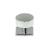 From The Anvil Cabinet Hardware Polished Chrome / Cabinet Knobs / 38mm Dia. From The Anvil - Polished Chrome Judd Cabinet Knob - 38mm (Square)