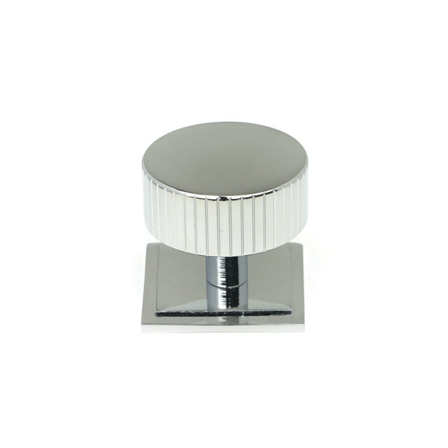 From The Anvil Cabinet Hardware Polished Chrome / Cabinet Knobs / 38mm Dia. From The Anvil - Polished Chrome Judd Cabinet Knob - 38mm (Square)
