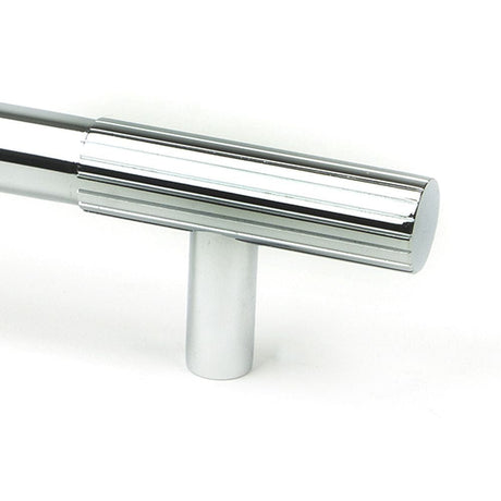 From The Anvil Cabinet Hardware Polished Chrome / Cabinet Pull Handles / Small From The Anvil - Polished Chrome Judd Pull Handle - Small