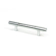 From The Anvil Cabinet Hardware Polished Chrome / Cabinet Pull Handles / Small From The Anvil - Polished Chrome Judd Pull Handle - Small