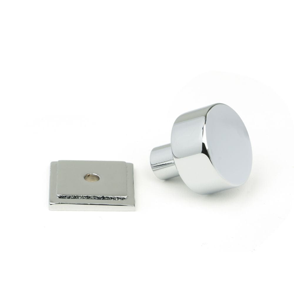 From The Anvil Cabinet Hardware Polished Chrome / Cabinet Knobs / 25mm Dia. From The Anvil - Polished Chrome Kelso Cabinet Knob - 25mm (Square)
