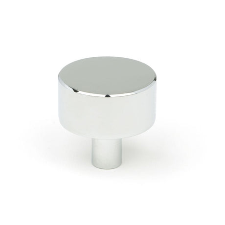 From The Anvil Cabinet Hardware Polished Chrome / Cabinet Knobs / 32mm Dia. From The Anvil - Polished Chrome Kelso Cabinet Knob - 32mm (No rose)