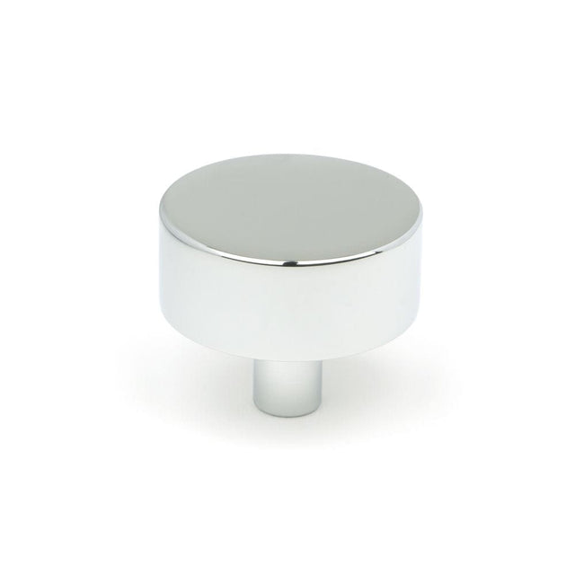From The Anvil Cabinet Hardware Polished Chrome / Cabinet Knobs / 38mm Dia. From The Anvil - Polished Chrome Kelso Cabinet Knob - 38mm (No rose)