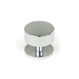 From The Anvil Cabinet Hardware Polished Chrome / Cabinet Knobs / 38mm Dia. From The Anvil - Polished Chrome Kelso Cabinet Knob - 38mm (Plain)