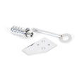 From The Anvil Window Furniture Polished Chrome / Locking Sash Stops From The Anvil - Polished Chrome Key-Flush Sash Stop