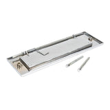 From The Anvil Door Furniture Polished Chrome / Letter Plates / 304 x 96mm From The Anvil - Polished Chrome Large Letter Plate