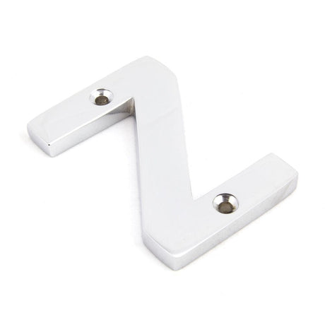From The Anvil Door Furniture Polished Chrome / Letters / Z From The Anvil - Polished Chrome Letter Z