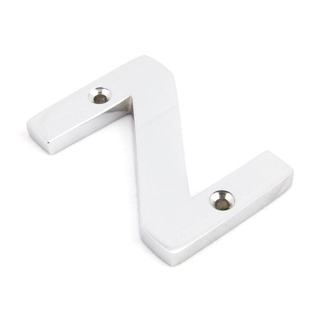 From The Anvil Door Furniture Polished Chrome / Letters / Z From The Anvil - Polished Chrome Letter Z
