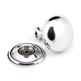 From The Anvil Cabinet Hardware Polished Chrome / Cabinet Knobs / 38mm Dia. From The Anvil - Polished Chrome Mushroom Cabinet Knob 38mm