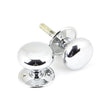 From The Anvil Door Furniture Polished Chrome / Mortice/Rim Knobs From The Anvil - Polished Chrome Mushroom Mortice/Rim Knob Set