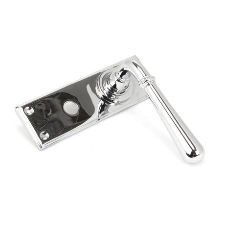From The Anvil Door Furniture Polished Chrome / Bathroom Lock Handles From The Anvil - Polished Chrome Newbury Lever Bathroom Set
