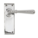 From The Anvil Door Furniture Polished Chrome / Latch Handles From The Anvil - Polished Chrome Newbury Lever Latch Set