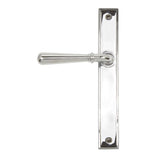 From The Anvil Door Furniture Polished Chrome / Multi Point Latch Set From The Anvil - Polished Chrome Newbury Slimline Lever Espag. Latch Set