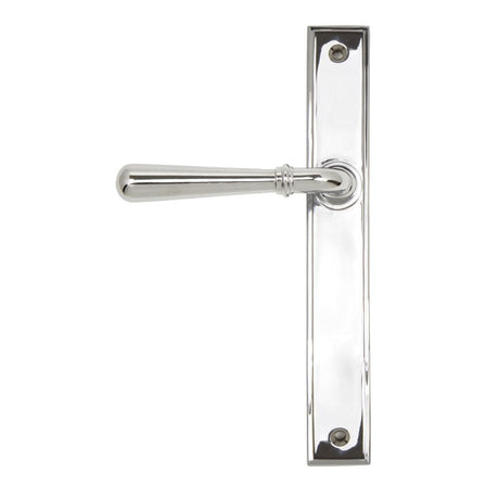 From The Anvil Door Furniture Polished Chrome / Multi Point Latch Set From The Anvil - Polished Chrome Newbury Slimline Lever Espag. Latch Set