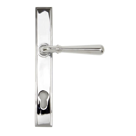 From The Anvil Door Furniture Polished Chrome / Multi Point Lock Set / 92mm c/c From The Anvil - Polished Chrome Newbury Slimline Lever Espag. Lock Set