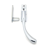 From The Anvil Window Furniture Polished Chrome / Yes / Night Vent From The Anvil - Polished Chrome Night-Vent Locking Peardrop Fastener - RH