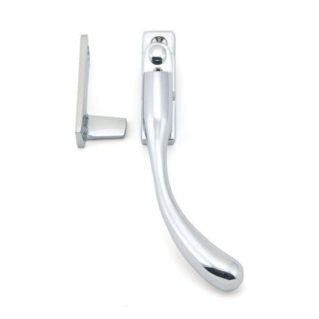 From The Anvil Window Furniture Polished Chrome / Yes / Night Vent From The Anvil - Polished Chrome Night-Vent Locking Peardrop Fastener - RH