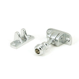 From The Anvil Window Furniture Polished Chrome / Sash Window Brighton Fasteners / Yes From The Anvil - Polished Chrome Prestbury Brighton Fastener (Radiused)