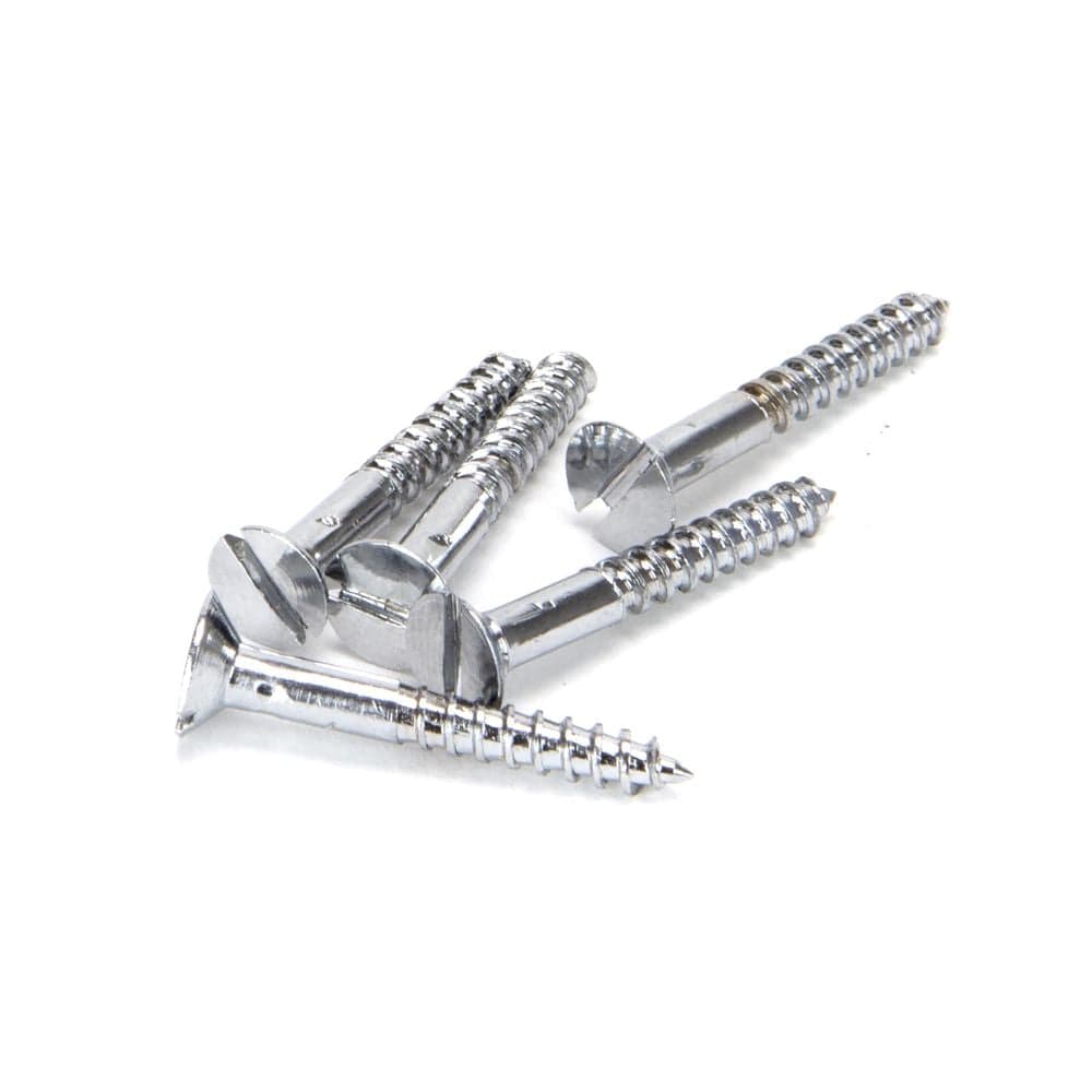 From The Anvil Window Furniture Polished Chrome / Sash Window Hook Fasteners / Yes From The Anvil - Polished Chrome Prestbury Sash Hook Fastener