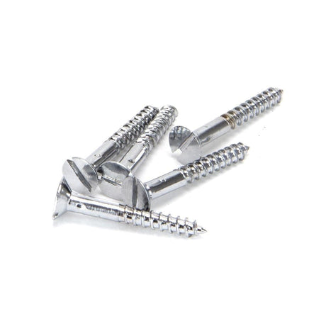 From The Anvil Window Furniture Polished Chrome / Sash Window Hook Fasteners / Yes From The Anvil - Polished Chrome Prestbury Sash Hook Fastener