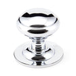 From The Anvil Door Furniture Polished Chrome / Round Centre Door Knob From The Anvil - Polished Chrome Round Centre Door Knob