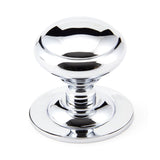 From The Anvil Door Furniture Polished Chrome / Round Centre Door Knob From The Anvil - Polished Chrome Round Centre Door Knob