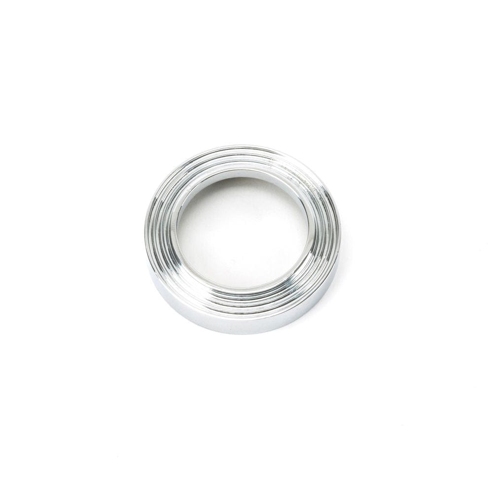 From The Anvil Door Furniture Polished Chrome / Mortice Key Profile Escutcheons From The Anvil - Polished Chrome Round Escutcheon (Beehive)