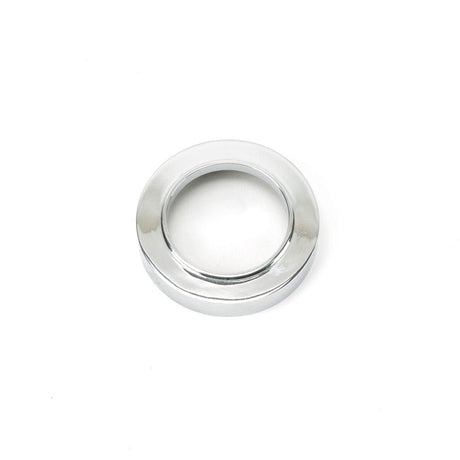 From The Anvil Door Furniture Polished Chrome / Mortice Key Profile Escutcheons From The Anvil - Polished Chrome Round Escutcheon (Plain)