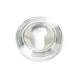 From The Anvil Door Furniture Polished Chrome / Euro Profile Escutcheons From The Anvil - Polished Chrome Round Euro Escutcheon (Beehive)