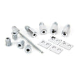 From The Anvil Window Furniture Polished Chrome / Locking Sash Stops From The Anvil - Polished Chrome Secure Stops (Pack of 4)