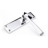 From The Anvil Door Furniture Polished Chrome / Latch Handles From The Anvil - Polished Chrome Straight Lever Latch Set