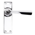 From The Anvil Door Furniture Polished Chrome / Latch Handles From The Anvil - Polished Chrome Straight Lever Latch Set