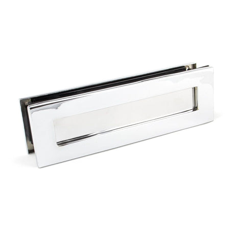 From The Anvil Door Furniture Polished Chrome / Sleeved Letterbox / 315 x 92mm From The Anvil - Polished Chrome Traditional Letterbox