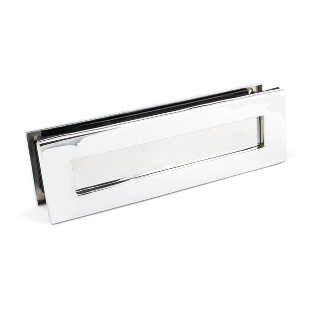 From The Anvil Door Furniture Polished Chrome / Sleeved Letterbox / 315 x 92mm From The Anvil - Polished Chrome Traditional Letterbox