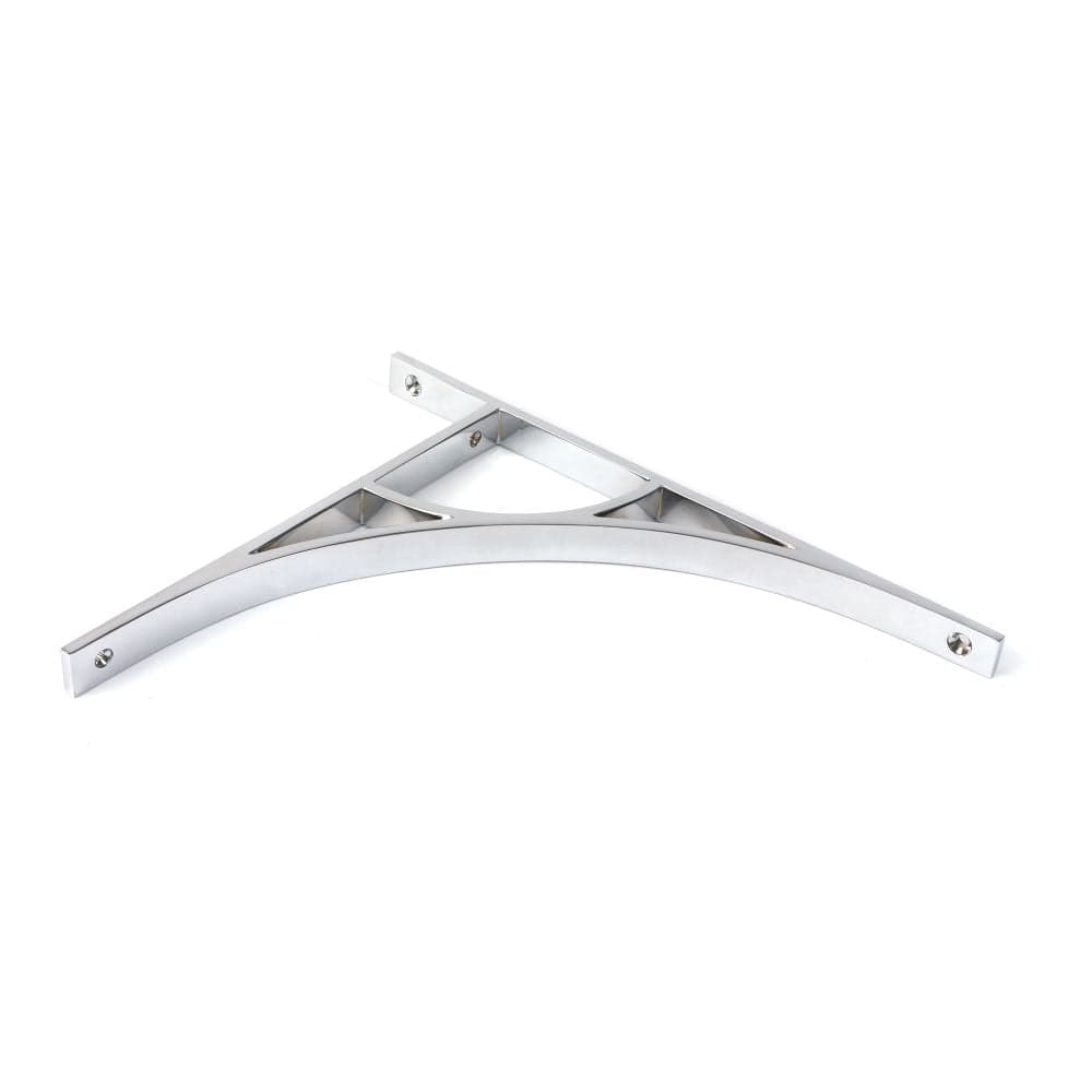 From The Anvil Accessories Polished Chrome / Shelf Brackets / 314 x 250mm From The Anvil - Polished Chrome Tyne Shelf Bracket (314mm x 250mm)