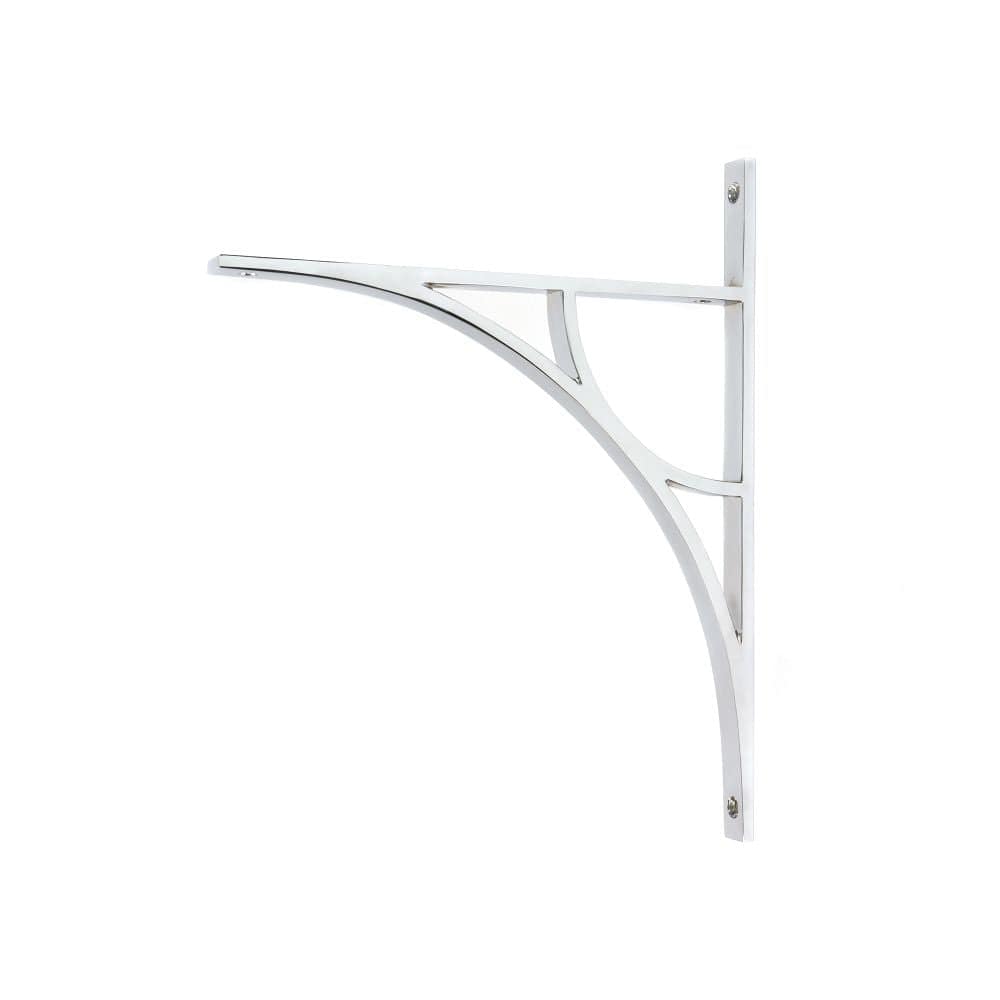 From The Anvil Accessories Polished Chrome / Shelf Brackets / 314 x 250mm From The Anvil - Polished Chrome Tyne Shelf Bracket (314mm x 250mm)