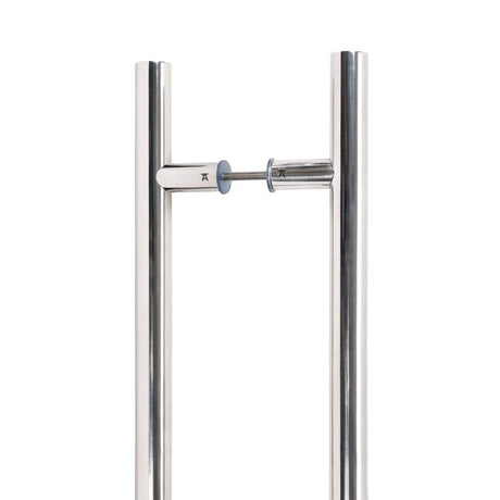 From The Anvil Door Furniture Polished Marine SS (316) / Back to Back Fixing Pack From The Anvil - Polished Marine SS (316) 1.2m T Bar Handle B2B Fix 32mm