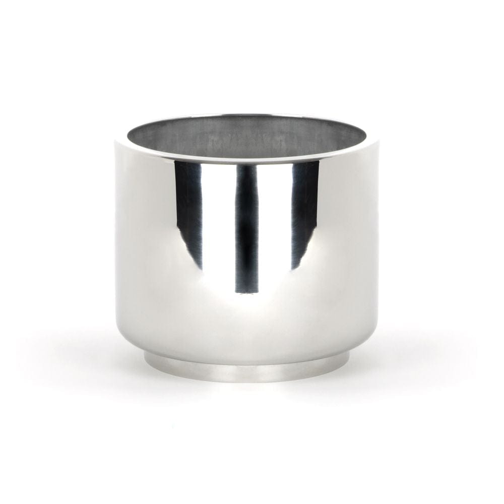 From The Anvil Home & Garden Polished Marine SS (316) / Plant Pots / 12.5cm From The Anvil - Polished Marine SS (316) 12.5cm Newlyn Pot