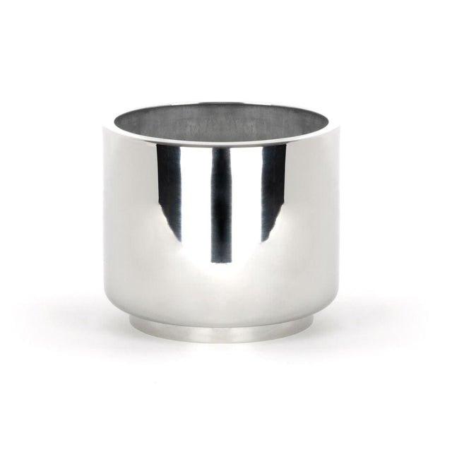 From The Anvil Home & Garden Polished Marine SS (316) / Plant Pots / 12.5cm From The Anvil - Polished Marine SS (316) 12.5cm Newlyn Pot