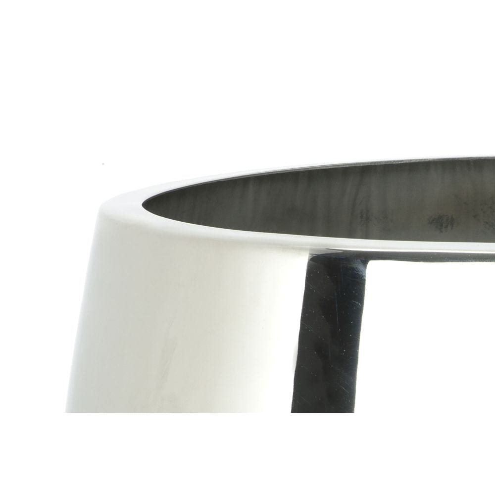 From The Anvil Home & Garden Polished Marine SS (316) / Plant Pots / 28cm From The Anvil - Polished Marine SS (316) 28cm Hepworth Pot (Drainage holes)