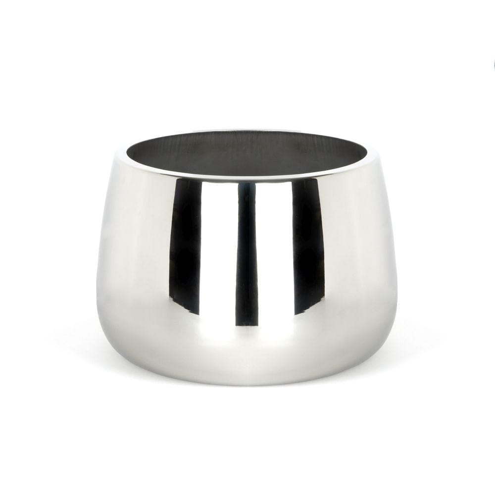 From The Anvil Home & Garden Polished Marine SS (316) / Plant Pots / 28cm From The Anvil - Polished Marine SS (316) 28cm Hepworth Pot (Drainage holes)