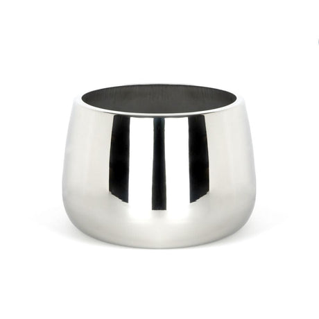 From The Anvil Home & Garden Polished Marine SS (316) / Plant Pots / 28cm From The Anvil - Polished Marine SS (316) 28cm Hepworth Pot (Drainage holes)