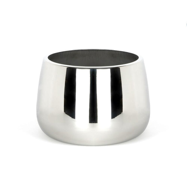 From The Anvil Home & Garden Polished Marine SS (316) / Plant Pots / 28cm From The Anvil - Polished Marine SS (316) 28cm Hepworth Pot (Drainage holes)