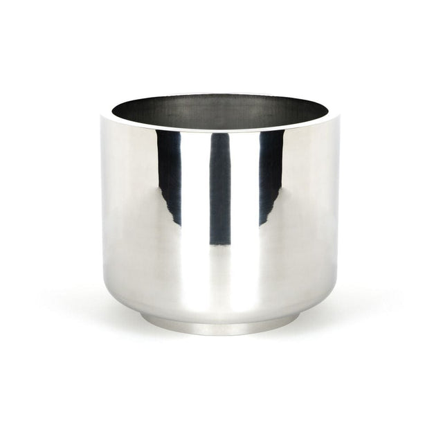 From The Anvil Home & Garden Polished Marine SS (316) / Plant Pots / 28cm From The Anvil - Polished Marine SS (316) 28cm Newlyn Pot (Drainage holes)