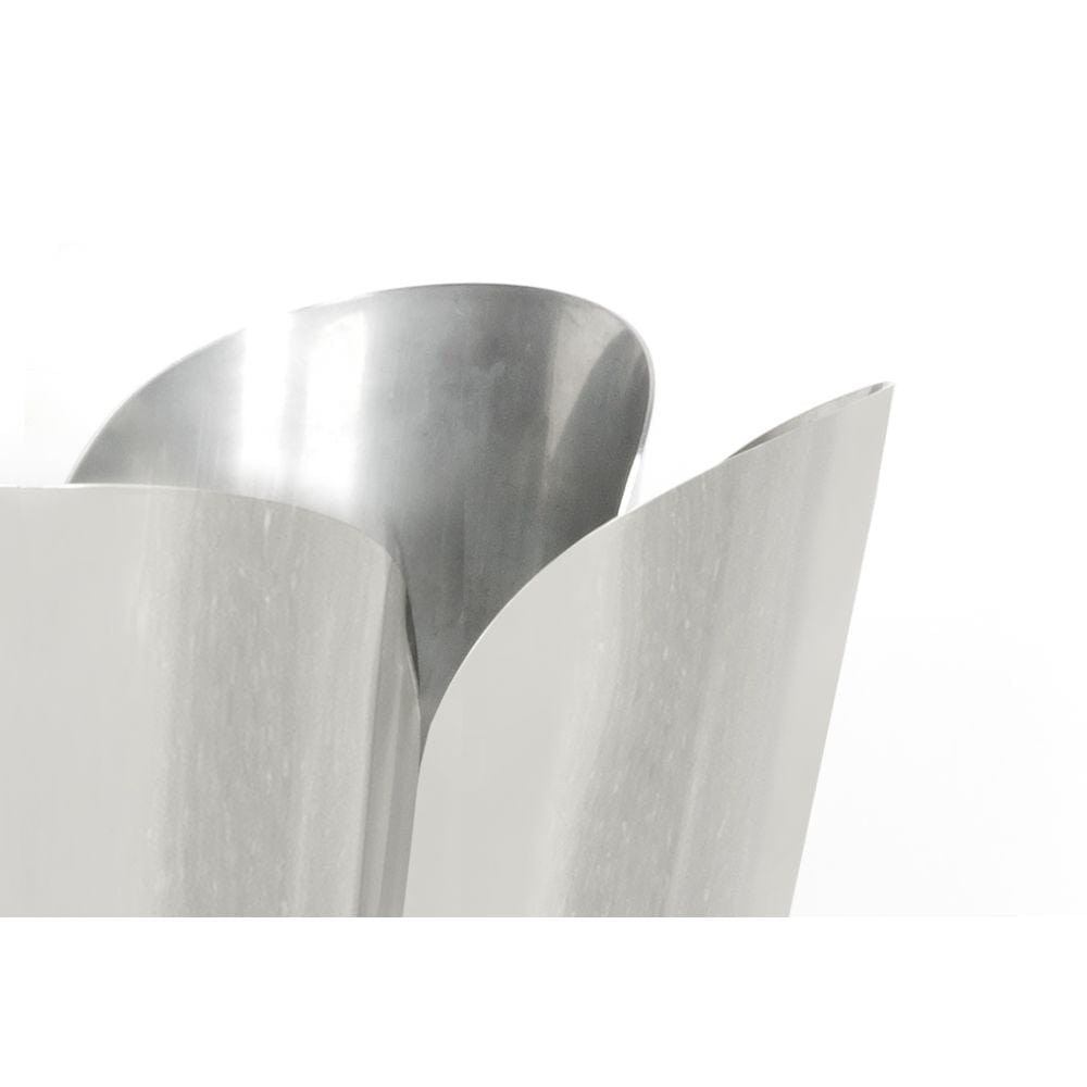 From The Anvil Home & Garden Polished Marine SS (316) / Plant Pots / 40cm From The Anvil - Polished Marine SS (316) 40cm Flora Pot (Drainage holes)